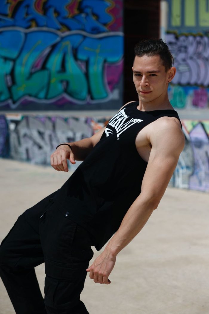 fotografo hombres grafitis